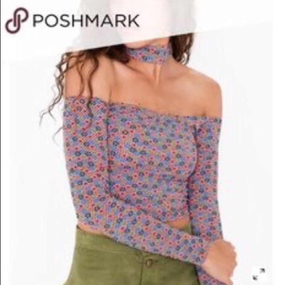 AMERICAN APPAREL CHOKER TOP